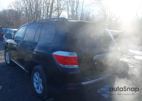 2013 Toyota Highlander Se V6 from USA, damaged, VIN 5TDBK3EH9DS266588